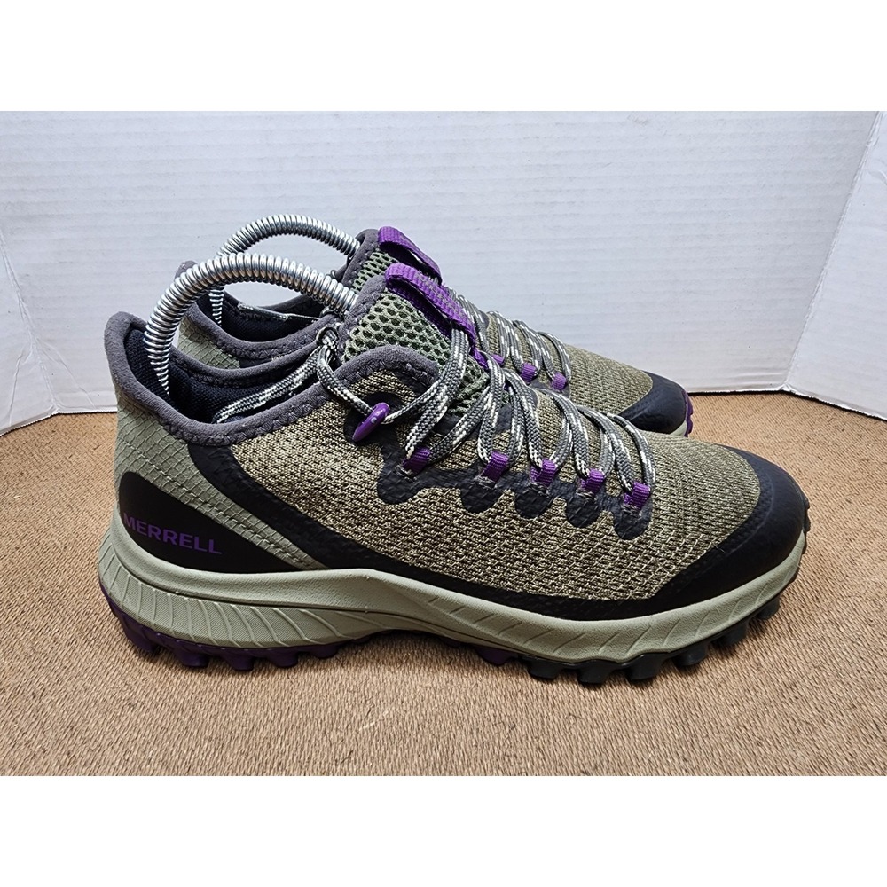 Merrell Bravada Hiking Shoes WOMENS Olive Green Lace Up J033640 Size 7